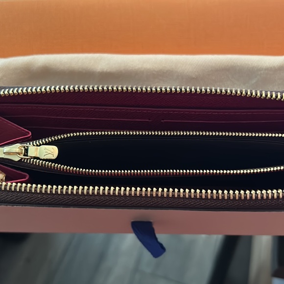 Louis Vuitton Portefeuille Clemence Fushia - Picture 6 of 7